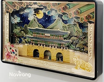 Korean Palace Fridge Magnet - South Korea, Seoul Travel Souvenir