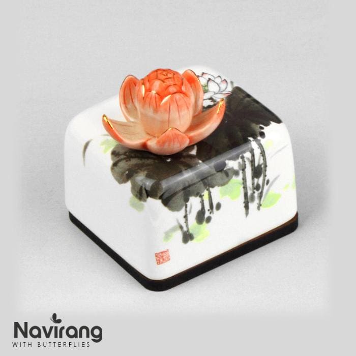 Ceramic Music Box - Moony Orgel, Korean Traditional Tiger and Bird
