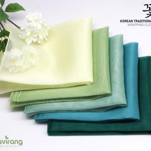 Flower Bojagi 5 set- Korean Tradition Wrapping Cloth, Handmade | Fabric Dohl Party Table Decor 돌 백일 image 19