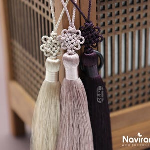 Add NEW COLORS / Buy 1, Get 50% Off / Traditional Korean Flower knot Tassel - Premium·High Quality Handmade Hanbok Accessory Kpop Norigae
