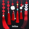 Norigae for Arirang Outfit - Korean Handmade Tassel Charm | Hanbok Accessory, Red, Purple, Silver product logo