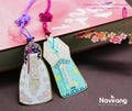 HANBOK Bookmark with Gift Cards &Envelopes - Premium·High Quality 24K Gold Plated, Korean Traditional Knot Bookmark, Maedeup Tassel Bookmark product logo