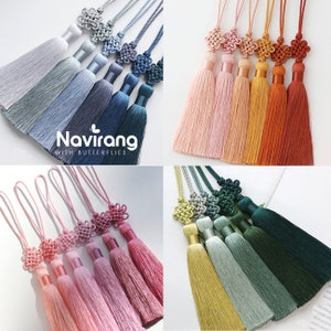 Buy 1, Get 50% Off / Traditional Korean Flower knot Tassel - Premium·High Quality Handmade | Hanbok Accessory | Bojagi Norigae