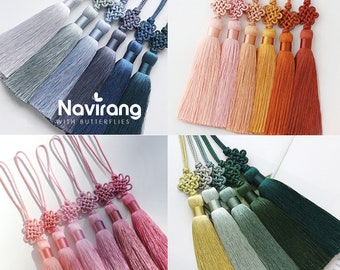 Buy 1, Get 50% Off / Traditional Korean Flower knot Tassel - Premium·High Quality Handmade | Hanbok Accessory | Bojagi Norigae