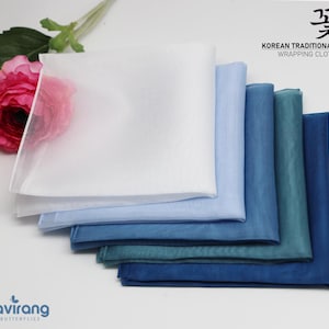 Flower Bojagi 5 set- Korean Tradition Wrapping Cloth, Handmade | Fabric Dohl Party Table Decor 돌 백일 image 6