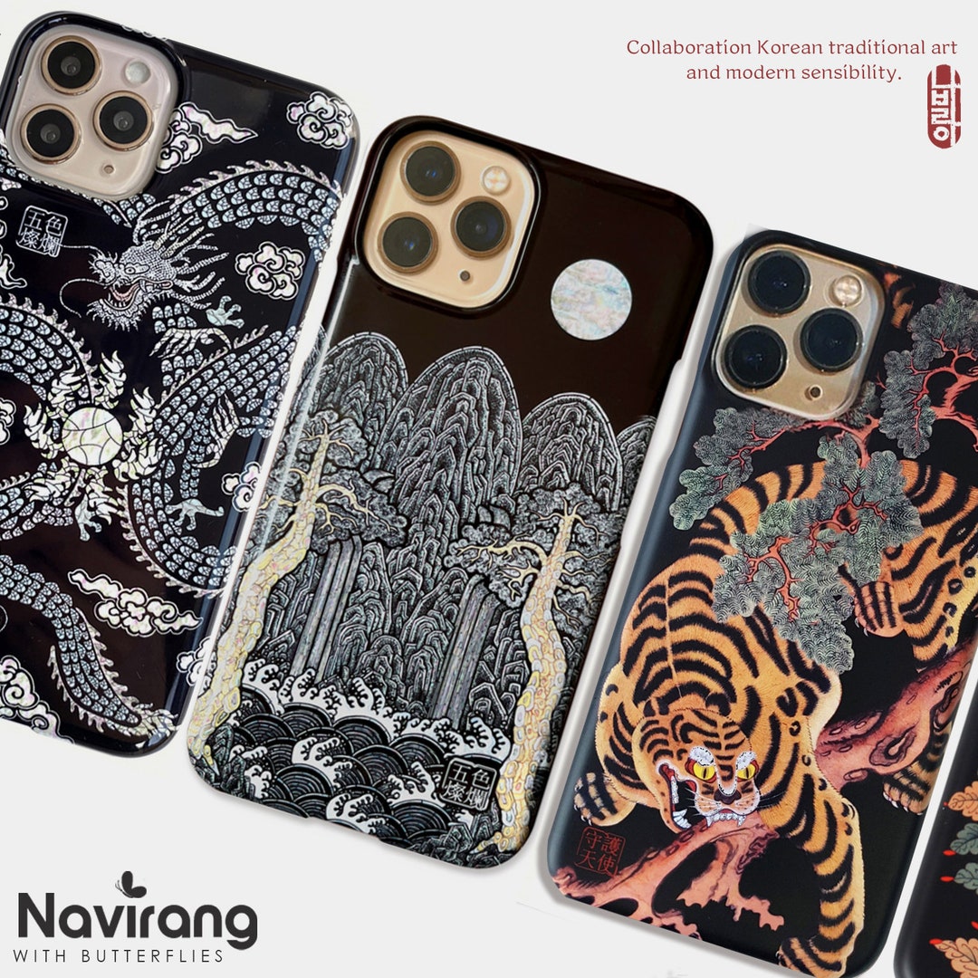 Korean Lucky Painting PHONE CASE - Personalized Custom Name