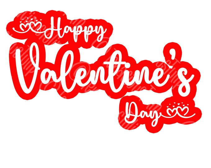 Happy Valentine's Day Digital Graphic