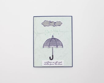 Personalized Handmade Get Well/ Encouragement Card: Wishing You Brighter Days