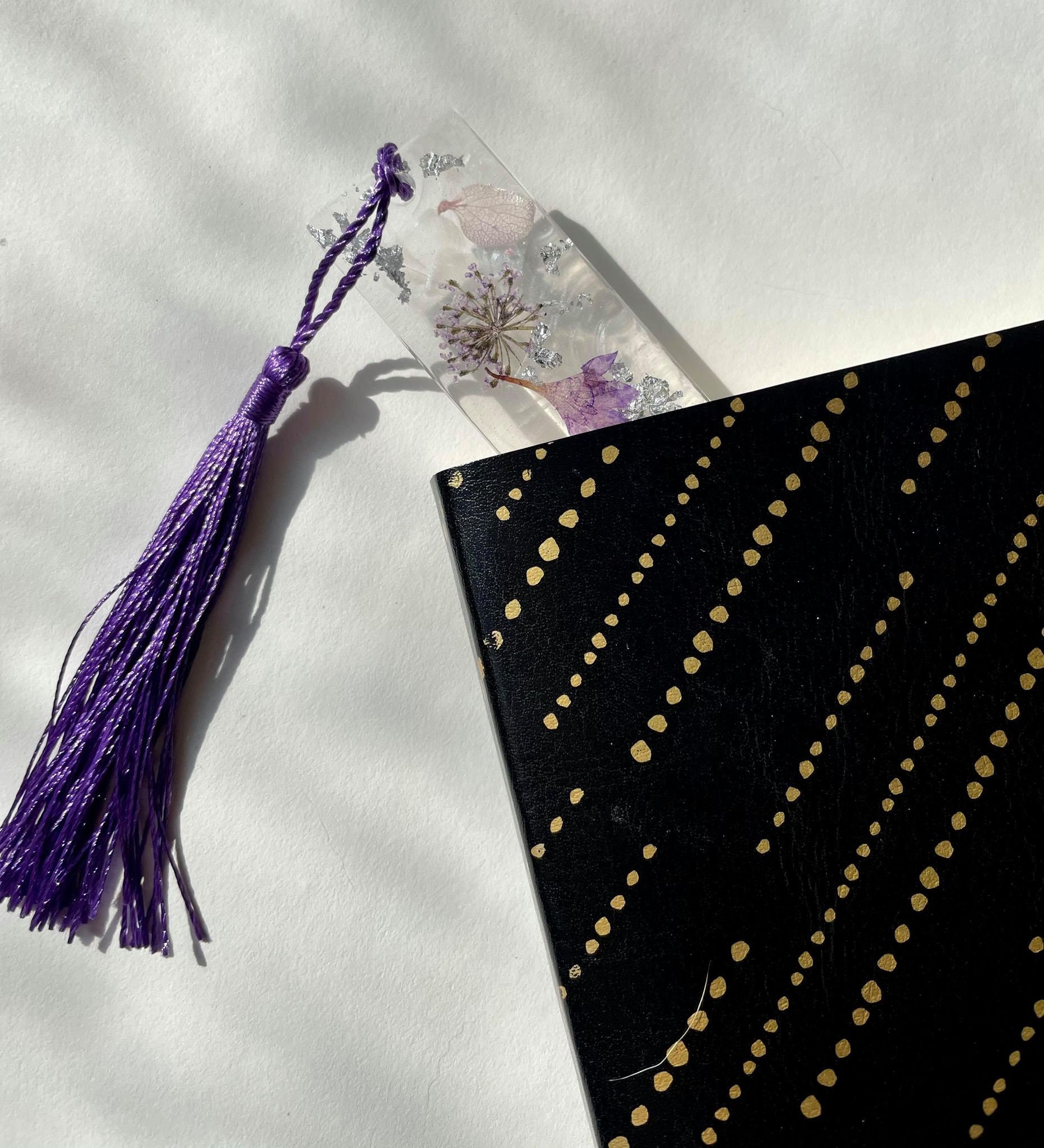 Custom Small Resin Bookmark with Tassel Etsy