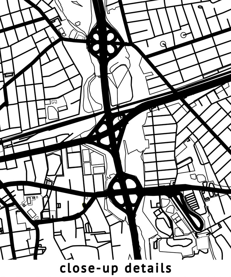 Freeport New York Map, Black and White, Coordinates, Map of Freeport