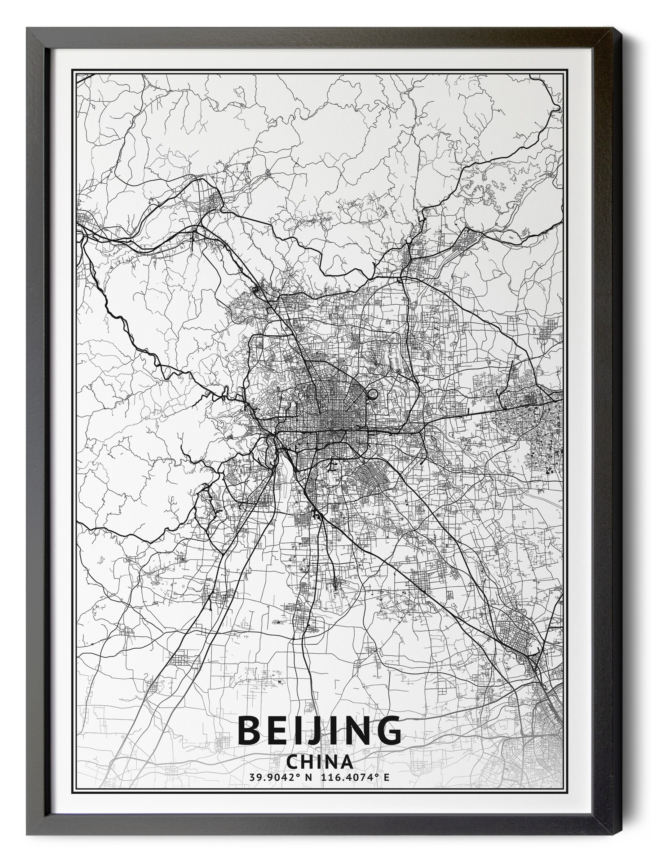 Beijing Geographic Coordinates | Latitude Of Beijing Map – XZJNI