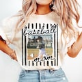 Custom Baseball Mom Shirt, Personalized Player Photo Tee, Custom Number Baseball TShirt, Game Day Mom Gift, Sports Mom Shirt product logo