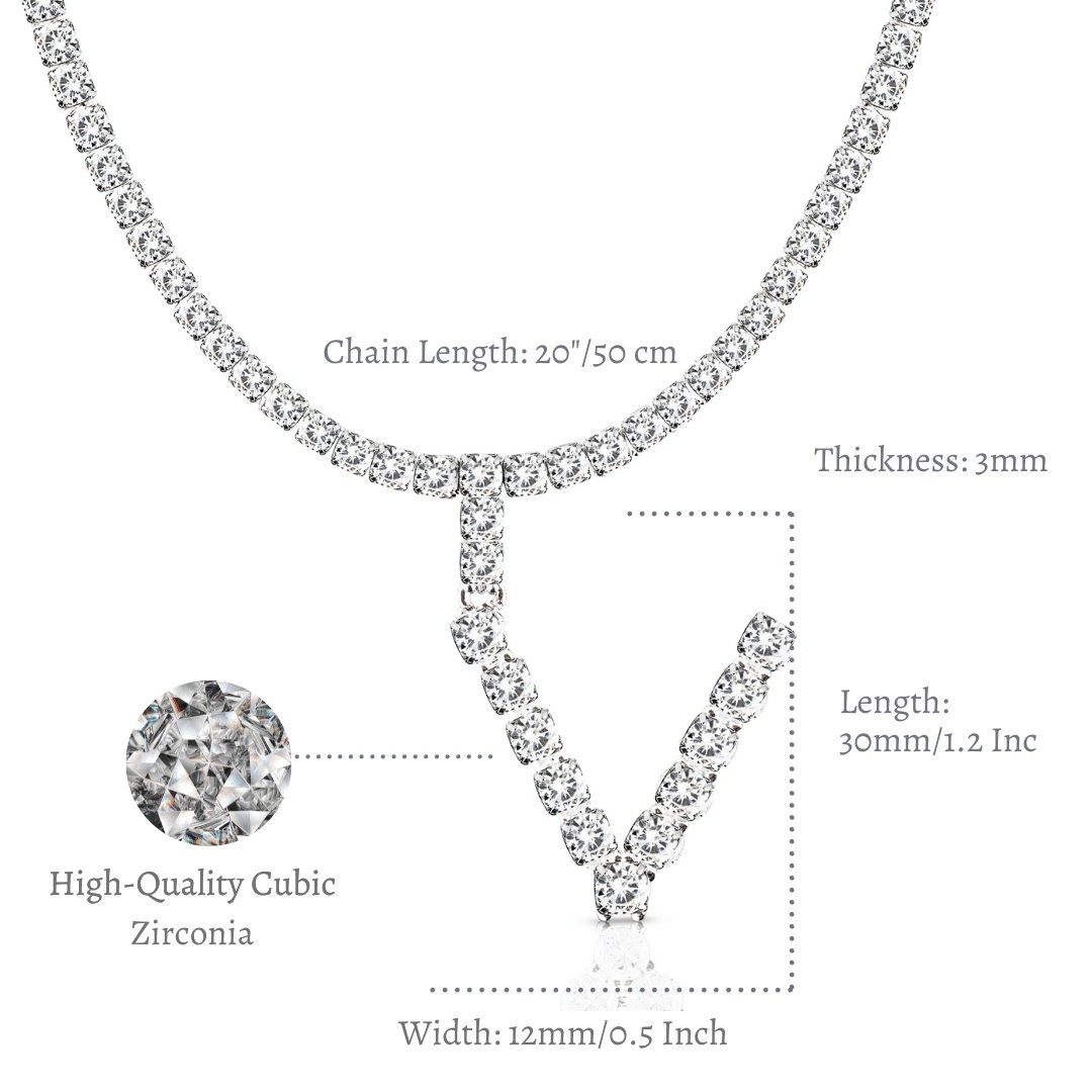 Personalized Initial Diamond Letter 