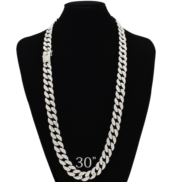 cuban link velvet brown