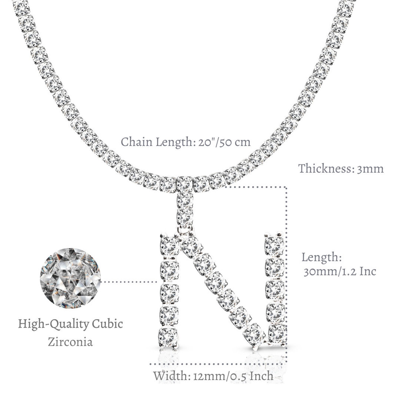 diamond letter chain diamond letter chain