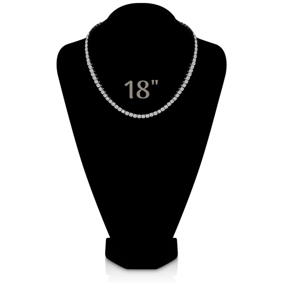 Iced Out Tennis Necklace Fantasy Diamond CZ Chain Choker