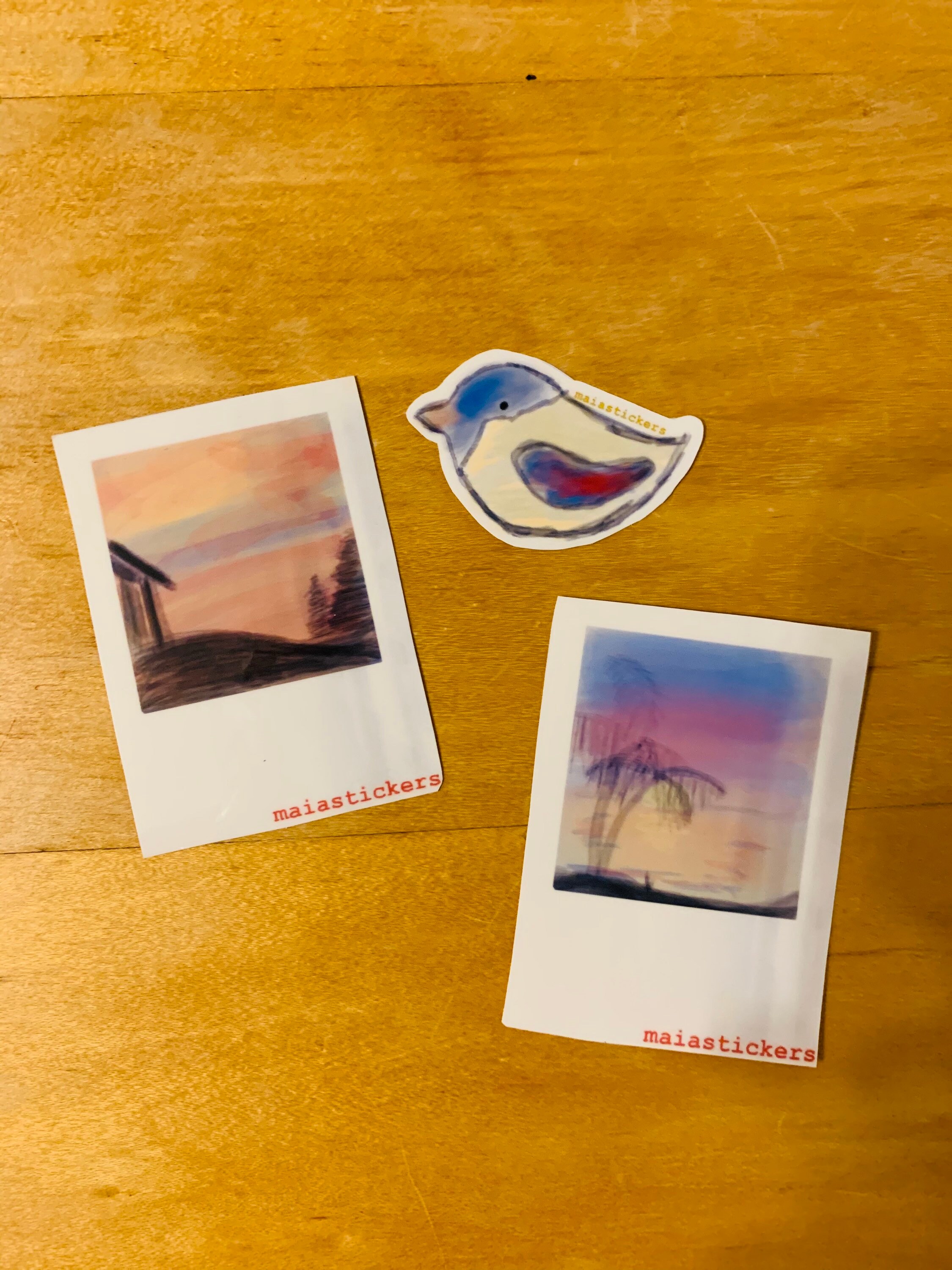 Watercolor Stickers Collection Etsy