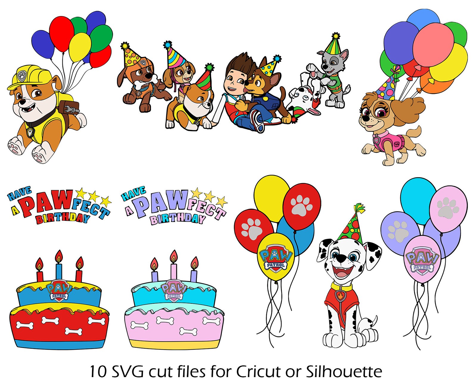 Paw patrol birthday svg Birthday boy paw patrol svg Paw | Etsy