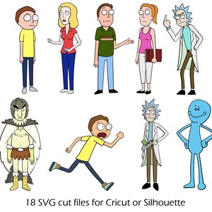 Rick and morty svg | Etsy