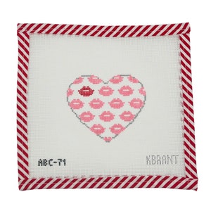 Lips & Kisses Heart - Pink