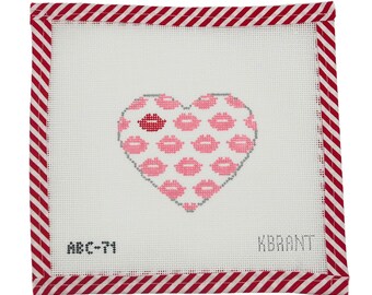 Lips & Kisses Heart - Pink