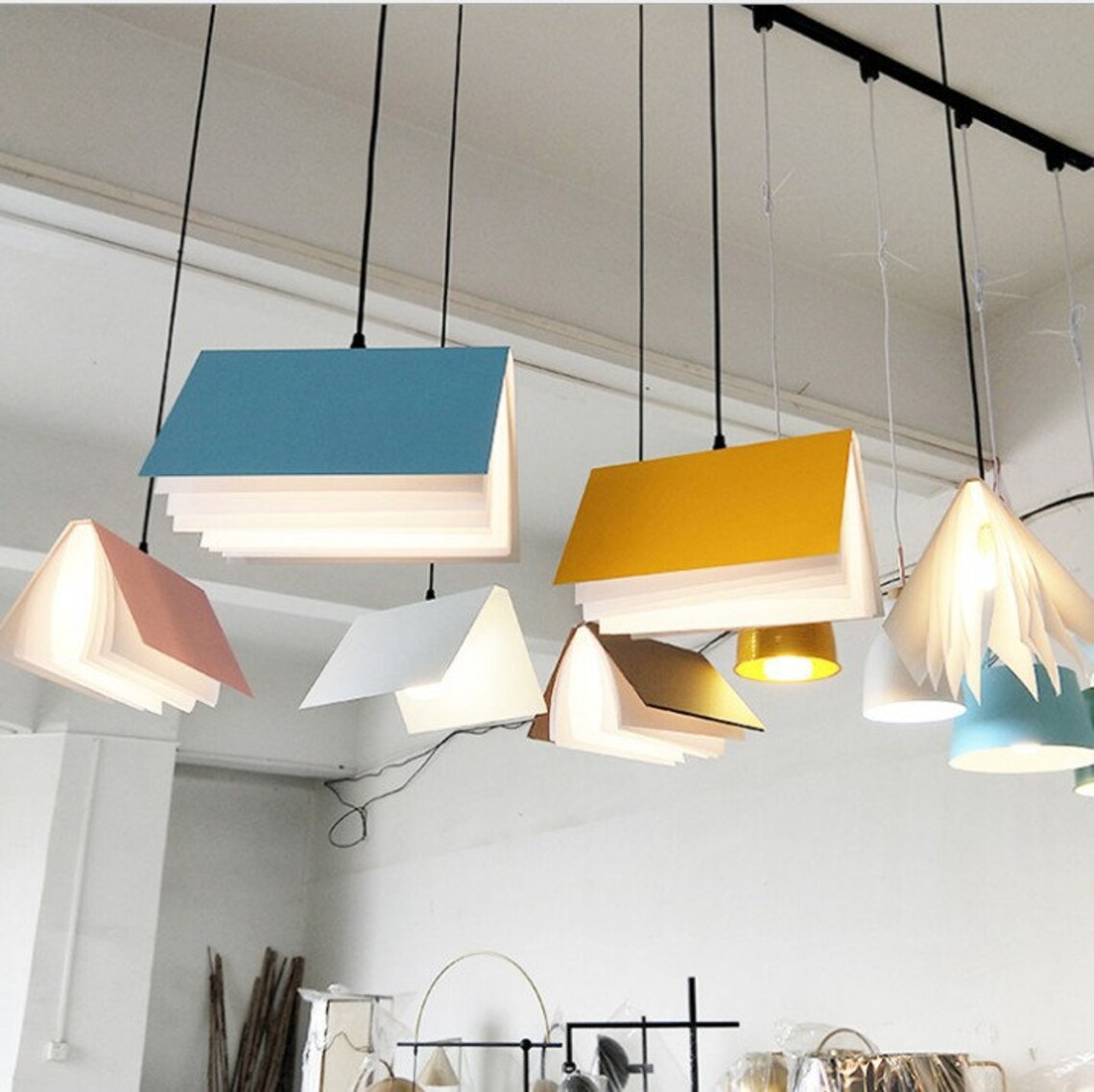 Chandelier Lighting Book StylingLighting PendantCeiling Etsy