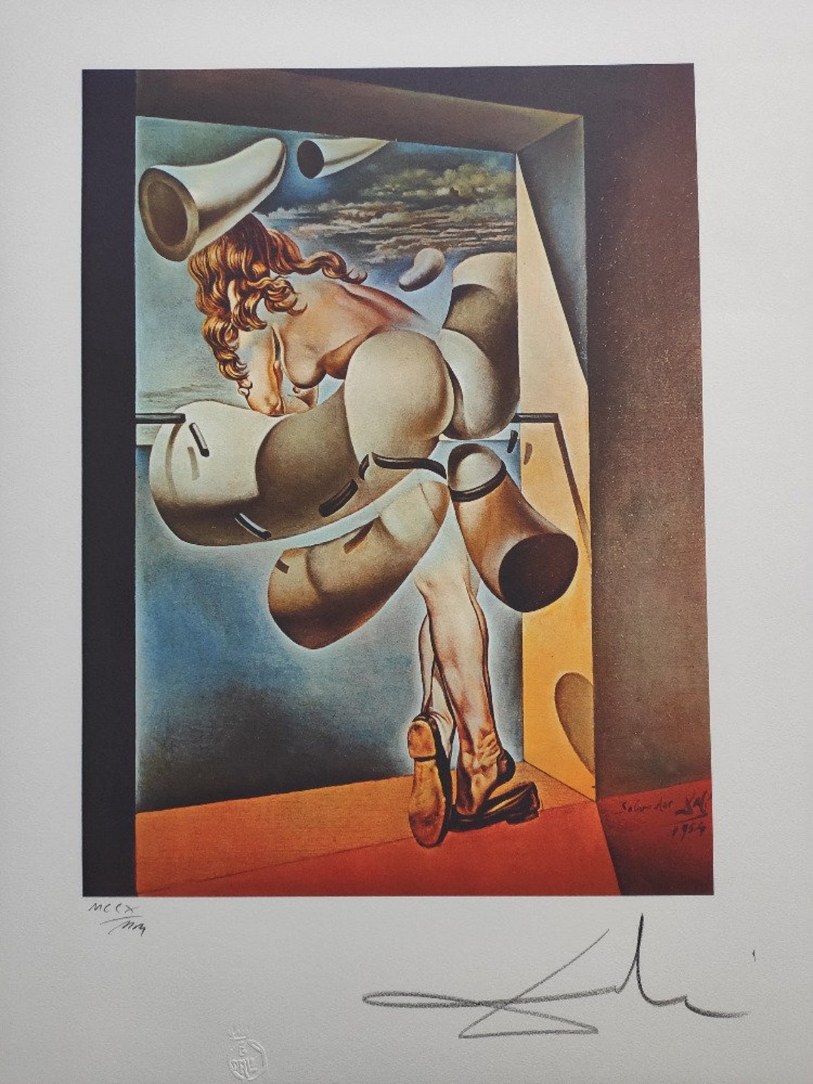 Salvador Dalà Young Virgin Auto-Sodomized by the Horns of | Etsy