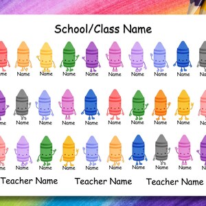 Geschenk für Studenten | Personalisiertes Klasse Geschenk | Klasse Geschenk vom Lehrer | Personalisierte Buntstifte Klasse Geschenk