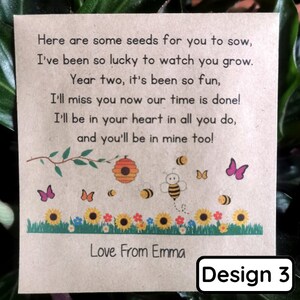 End of Year Gifts for Class | Bee Friendly Seed Packet | End of Term ...