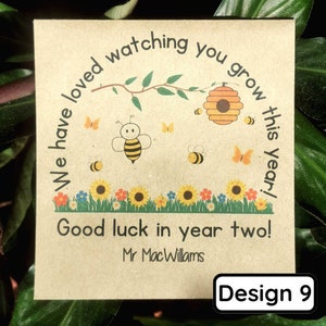 End of Year Gifts for Class | Bee Friendly Seed Packet | End of Term ...