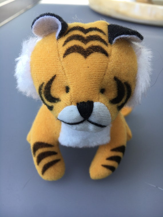Amazing Wildlife Siberian Tiger Plush Toy Mcdonalds 1994 , Set of