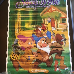 Comic Mint - Animation Art - Snow White and the Seven Dwarfs A Big Coloring  Book (Golden Publishing, 1987)