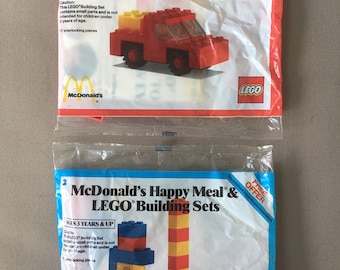 1984 Lego Building Set McDonalds Happy Meal Toy Airplane 