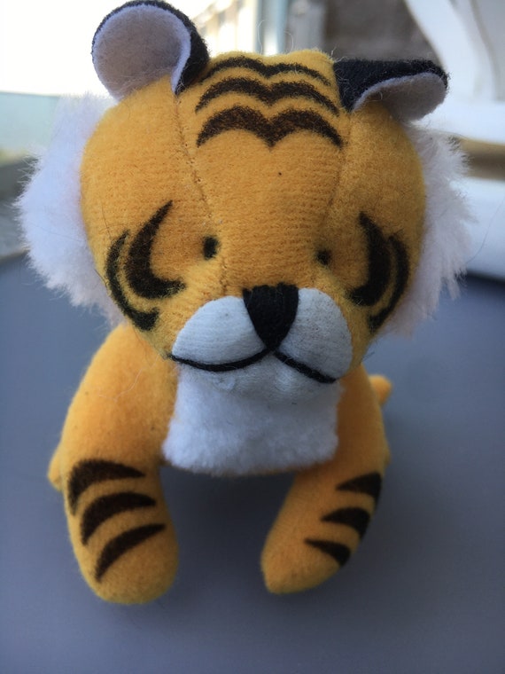 Amazing Wildlife Siberian Tiger Plush Toy Mcdonalds 1994 , Set of