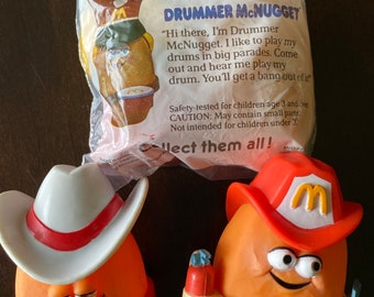 McDonald's McNugget Buddies  "Rocker McNugget"  NIP 1988 