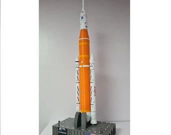Neu! Nasa SLS Artemis 1 auf Abschussrampe Bausatz Modell 680 mm Maßstab 1:144