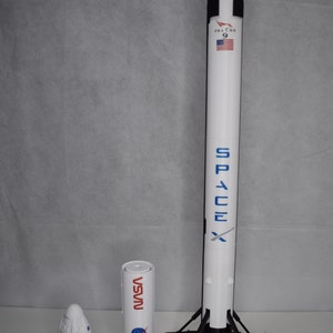 SpaceX Falcon 9 with Dragon Capsule 1:76 84cm/33inch Decals Included Bestseller Best Quality Gift Best ETSY price image 3