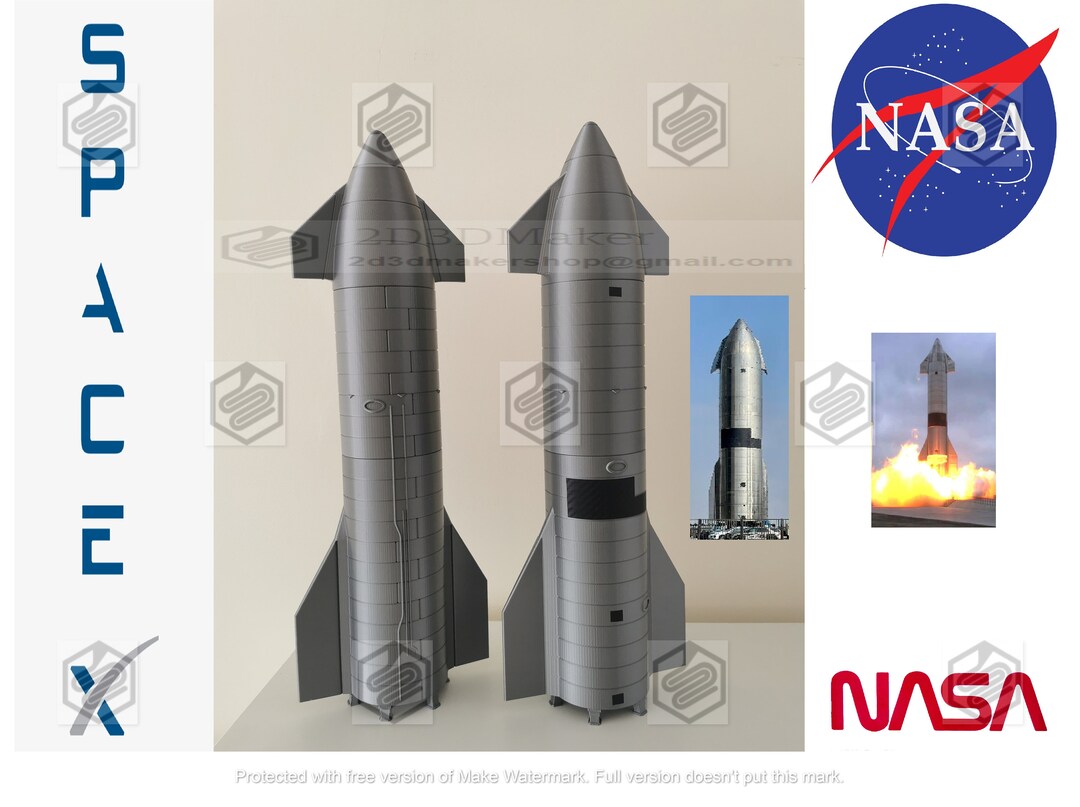 SpaceX「スターシップstarship」精密ディスプレイモデル SpaceX「スターシップstarship」精密ディスプレイモデル - メルカリ