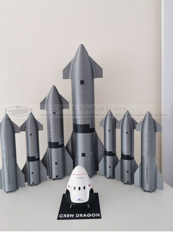 Spacex Starship SN15 Highly Detailed Display Model | 3D Printed