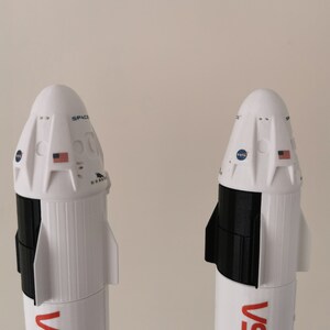 SpaceX Falcon 9 with Dragon Capsule 1:76 84cm/33inch Decals Included Bestseller Best Quality Gift Best ETSY price image 8