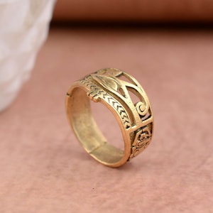 Horus Eye Ring,  Ra Eye Ring, Eye of Horus Ring, Gold Ring, Gift for Her, Gift for Him, Handmade Ra Egypt Ring