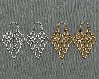 アンティーク 真鍮 透かし彫り ネックレス 丸型真鍮製透かし彫り6個、1-3/8インチ ZC353 - Etsy 日本