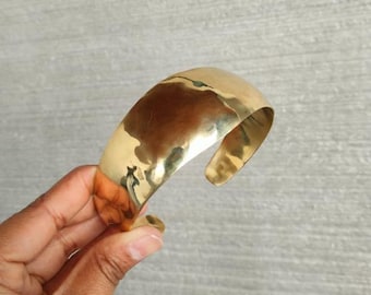 Brass Arm Cuff, Upper Arm Band, Wide Cuff Bracelet, Upper Arm Cuff, Wide Arm Bracelet, Arm Bracelet, Boho Armlet, Gift For Her