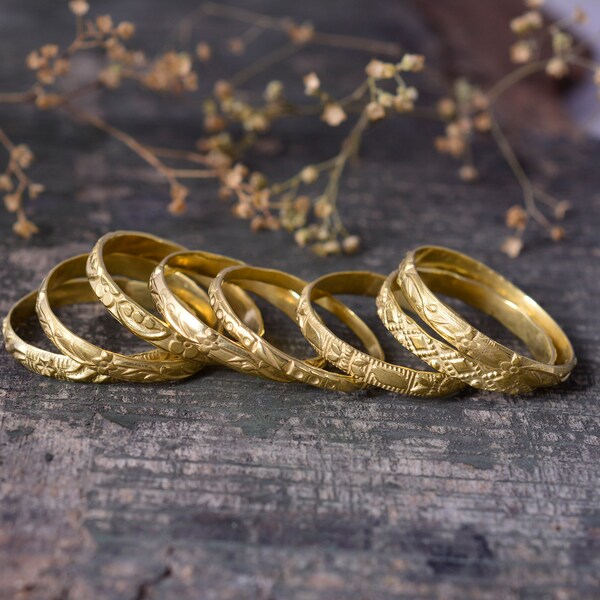 Boho Stacking Rings Etsy