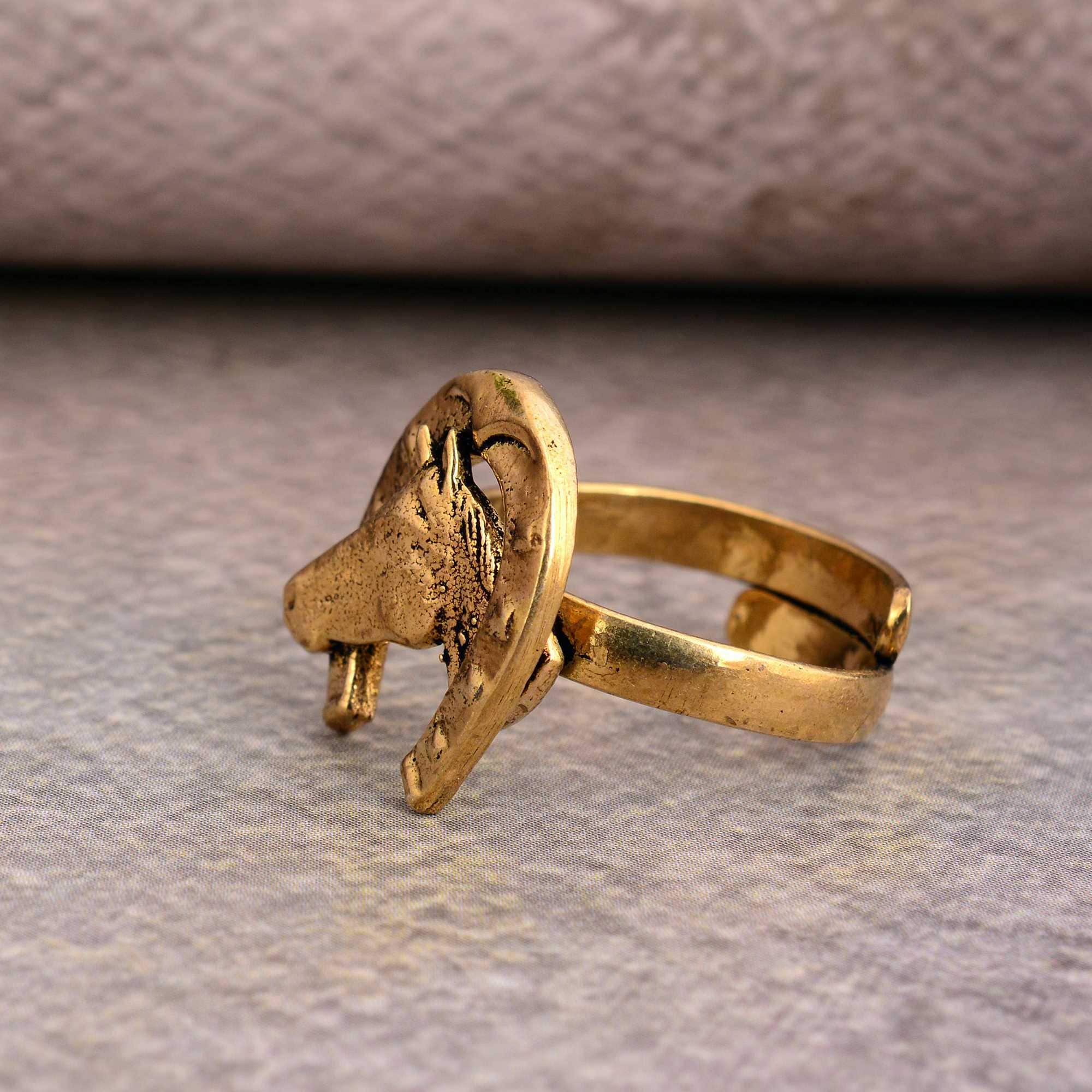 Horseshoe Ring, Horse Ring, Statement Ring, Unique Ring, Horse