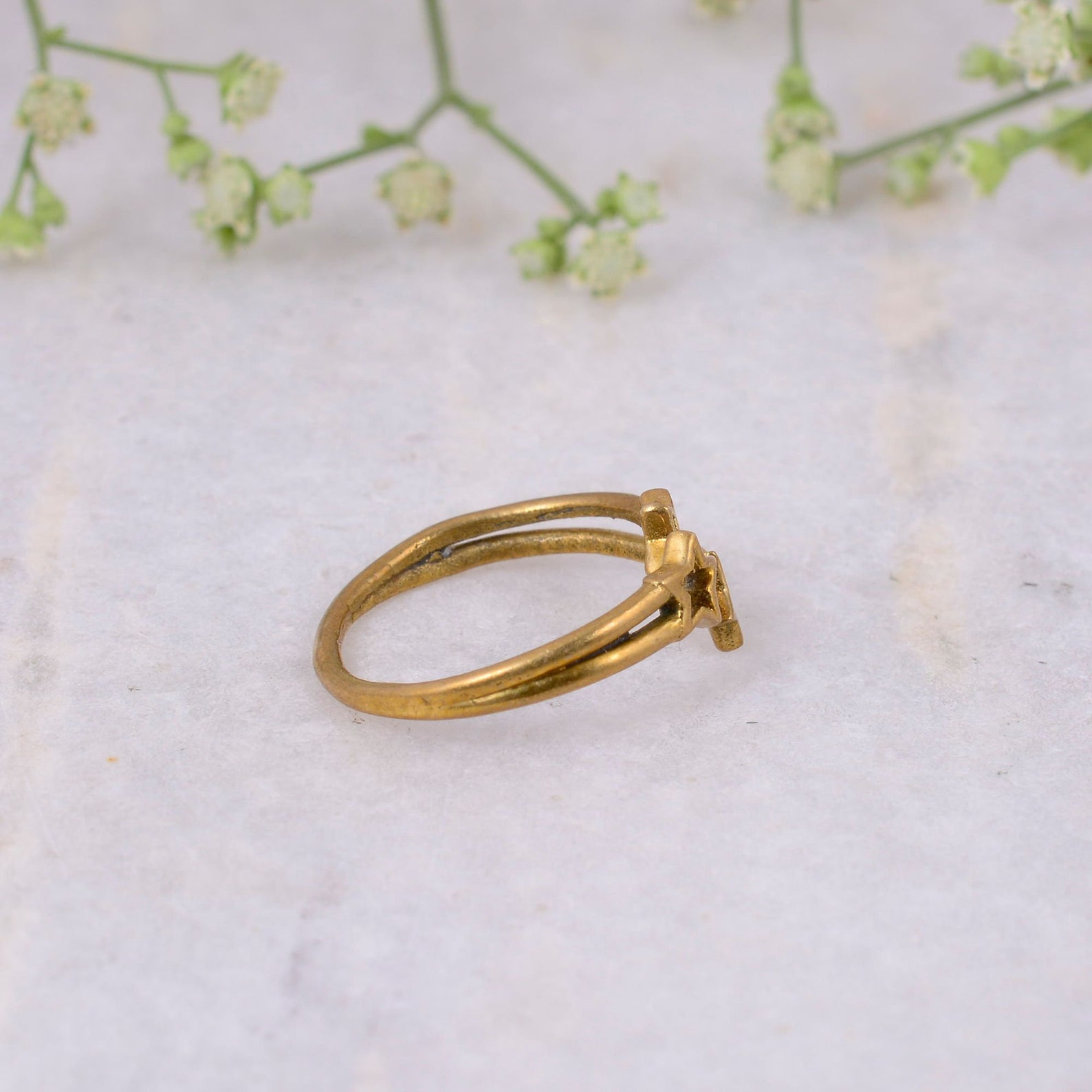 Adjustable Gold Toe Rings Star Toe Ring Single or Set Midi Etsy