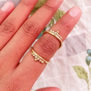 Arthritis Ring, Brass Ring, Splint Knuckle Ring, Thumb Ring, Rings For Women, Simple Midi Ring, Unique Ring, Statement Ring, Swan Neck Ring
