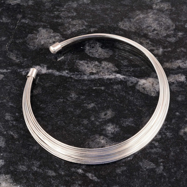 Wire Collar Necklace Etsy