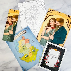 Curse of the Wolf King book swag - complete collection