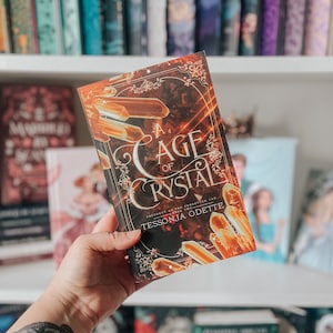 A Cage of Crystal (paperback) signed